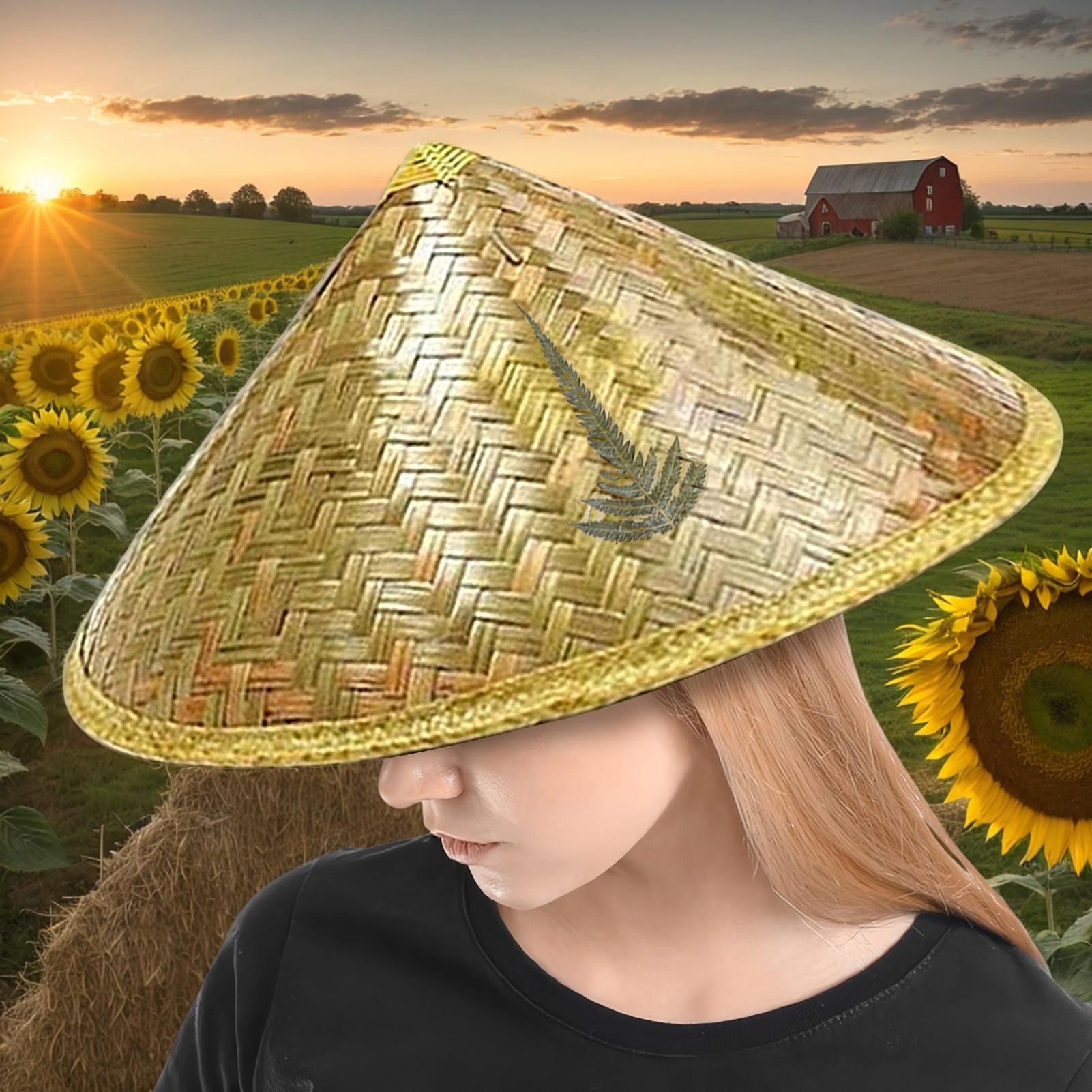Sombrero de Paja Chino Hecho a - Bucket Hat Straw reseña y precio