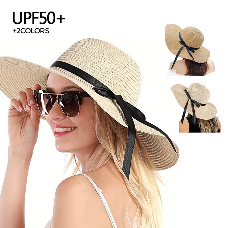 Sombrero de playa Simple de ve - Bucket Hat Straw reseña y precio